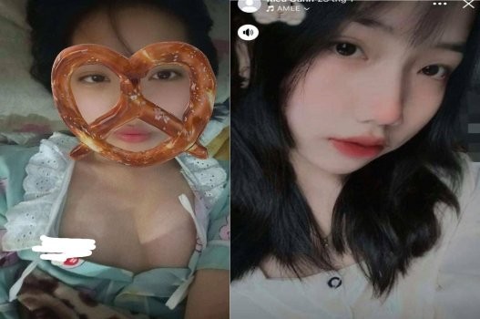 Poster of Clip của cô gái xinh xắn chia sẻ giây phút tình cảm ngập tràn